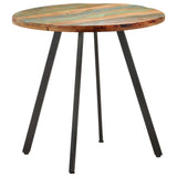 NNEVL Dining Table 80 cm Solid Reclaimed Wood