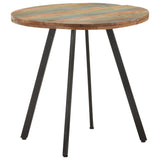 NNEVL Dining Table 80 cm Solid Reclaimed Wood