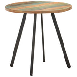 NNEVL Dining Table 80 cm Solid Reclaimed Wood