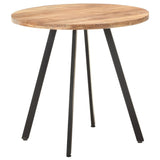 NNEVL Dining Table 80 cm Solid Acacia Wood