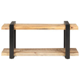 NNEVL TV Cabinet 90x40x40 cm Rough Mango Wood