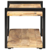 NNEVL TV Cabinet 90x40x40 cm Rough Mango Wood