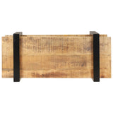 NNEVL TV Cabinet 90x40x40 cm Rough Mango Wood