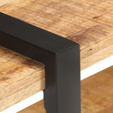 NNEVL TV Cabinet 90x40x40 cm Rough Mango Wood