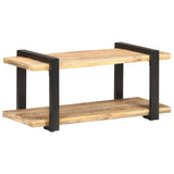 NNEVL TV Cabinet 90x40x40 cm Rough Mango Wood