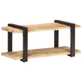 NNEVL TV Cabinet 90x40x40 cm Rough Mango Wood