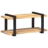 NNEVL TV Cabinet 90x40x40 cm Rough Mango Wood