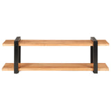 NNEVL TV Cabinet 130x40x40 cm Solid Acacia Wood