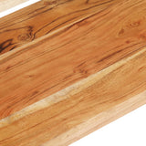 NNEVL TV Cabinet 130x40x40 cm Solid Acacia Wood