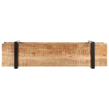 NNEVL TV Cabinet 160x40x40 cm Solid Rough Mango Wood