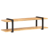NNEVL TV Cabinet 160x40x40 cm Solid Rough Mango Wood