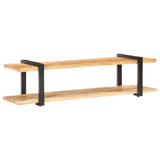 NNEVL TV Cabinet 160x40x40 cm Solid Rough Mango Wood