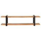 NNEVL TV Cabinet 160x40x40 cm Solid Acacia Wood