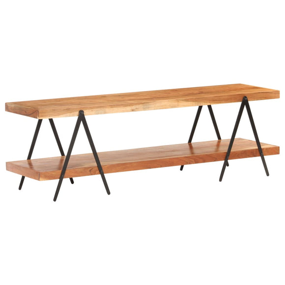 NNEVL TV Cabinet 160x40x50 cm Solid Acacia Wood