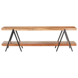 NNEVL TV Cabinet 160x40x50 cm Solid Acacia Wood
