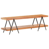 NNEVL TV Cabinet 160x40x50 cm Solid Acacia Wood