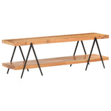 NNEVL TV Cabinet 160x40x50 cm Solid Acacia Wood