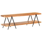 NNEVL TV Cabinet 160x40x50 cm Solid Acacia Wood