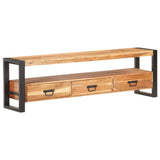 NNEVL TV Cabinet 150x30x45 cm Solid Acacia Wood