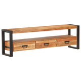 NNEVL TV Cabinet 150x30x45 cm Solid Acacia Wood