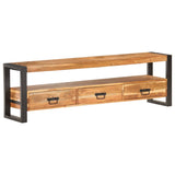 NNEVL TV Cabinet 150x30x45 cm Solid Acacia Wood