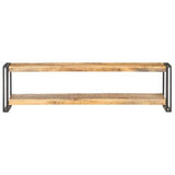 NNEVL TV Cabinet 150x30x40 cm Rough Mango Wood