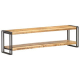 NNEVL TV Cabinet 150x30x40 cm Rough Mango Wood