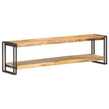 NNEVL TV Cabinet 150x30x40 cm Rough Mango Wood