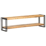NNEVL TV Cabinet 150x30x40 cm Rough Mango Wood
