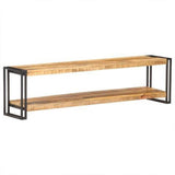 NNEVL TV Cabinet 150x30x40 cm Rough Mango Wood