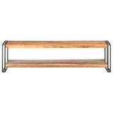NNEVL TV Cabinet 150x30x40 cm Solid Acacia Wood