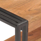 NNEVL TV Cabinet 150x30x40 cm Solid Acacia Wood