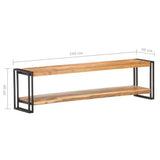 NNEVL TV Cabinet 150x30x40 cm Solid Acacia Wood