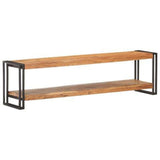 NNEVL TV Cabinet 150x30x40 cm Solid Acacia Wood