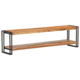 NNEVL TV Cabinet 150x30x40 cm Solid Acacia Wood