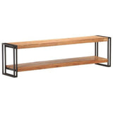 NNEVL TV Cabinet 150x30x40 cm Solid Acacia Wood