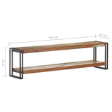 NNEVL TV Cabinet 150x30x40 cm Solid Reclaimed Wood