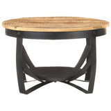 NNEVL Coffee Table Ø68x43 cm Rough Mango Wood