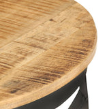 NNEVL Coffee Table Ø68x43 cm Rough Mango Wood