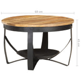 NNEVL Coffee Table Ø68x43 cm Rough Mango Wood