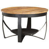 NNEVL Coffee Table Ø68x43 cm Rough Mango Wood