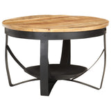 NNEVL Coffee Table Ø68x43 cm Rough Mango Wood