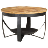 NNEVL Coffee Table Ø68x43 cm Rough Mango Wood
