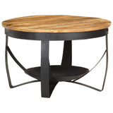 NNEVL Coffee Table Ø68x43 cm Rough Mango Wood