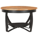 NNEVL Coffee Table Ø68x43 cm Solid Acacia Wood