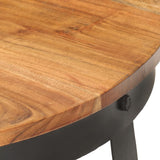 NNEVL Coffee Table Ø68x43 cm Solid Acacia Wood