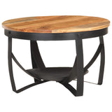 NNEVL Coffee Table Ø68x43 cm Solid Acacia Wood