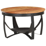 NNEVL Coffee Table Ø68x43 cm Solid Acacia Wood