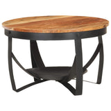 NNEVL Coffee Table Ø68x43 cm Solid Acacia Wood