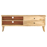 NNEVL TV Cabinet 140x30x50 cm Solid Mango Wood